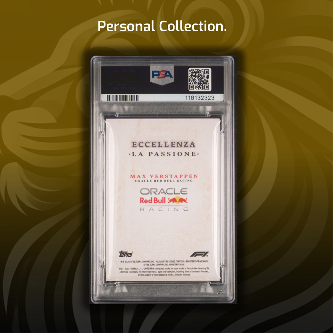 PSA 10 - 1/1 Max Verstappen #LP-MV - La Passione - Gold - 2024 Topps Eccellenza F1
