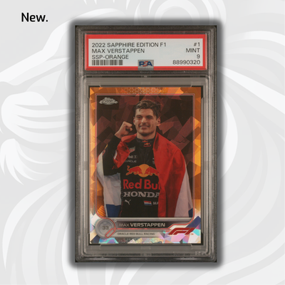 PSA 9 - 20/25 - Sapphire Edition #1 Max Verstappen SSP - Orange