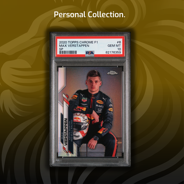PSA 10 - #6 SP Max Verstappen - 2020 Topps Chrome - POP38