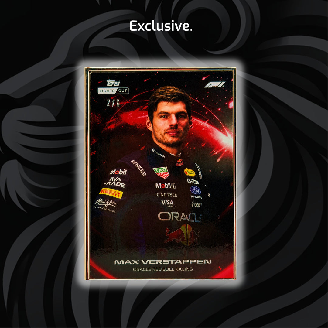2/5 Max Verstappen - Lights Out - 2025 Topps Lights Out F1 75 - Front