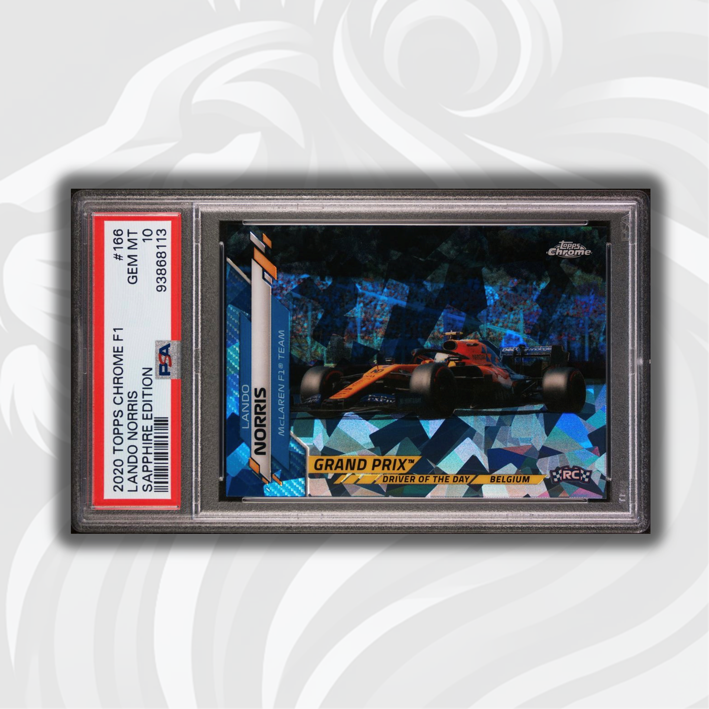 PSA 10 - RC - Lando Norris #166 - 2020 Topps Chrome F1 - Rookie Card
