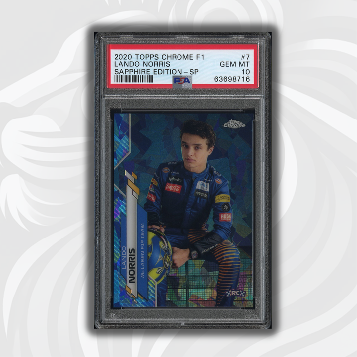 PSA 10 - Lando Norris #7 - Sapphire Edition - SP