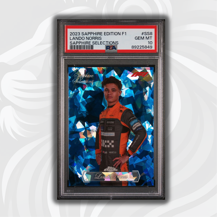 PSA 10 - Lando Norris #SS8 - Sapphire Selections - 2023 Topps Chrome F1