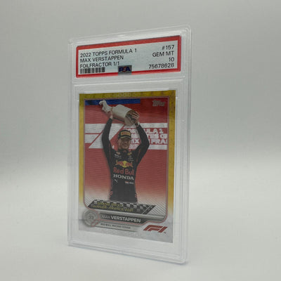PSA 10 - 1/1 Max Verstappen - Grand Prix Winners #157 - Foilfractor