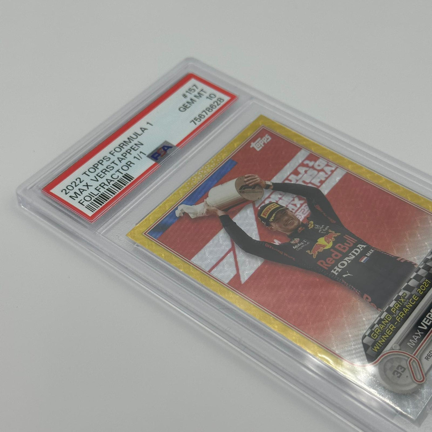 PSA 10 - 1/1 Max Verstappen - Grand Prix Winners #157 - Foilfractor