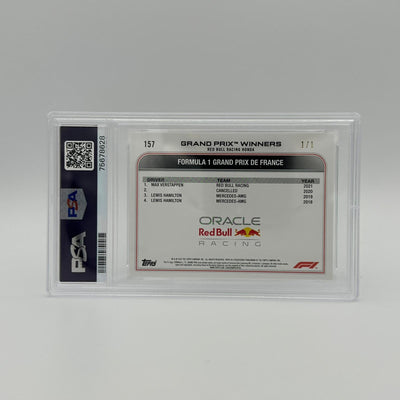 PSA 10 - 1/1 Max Verstappen - Grand Prix Winners #157 - Foilfractor