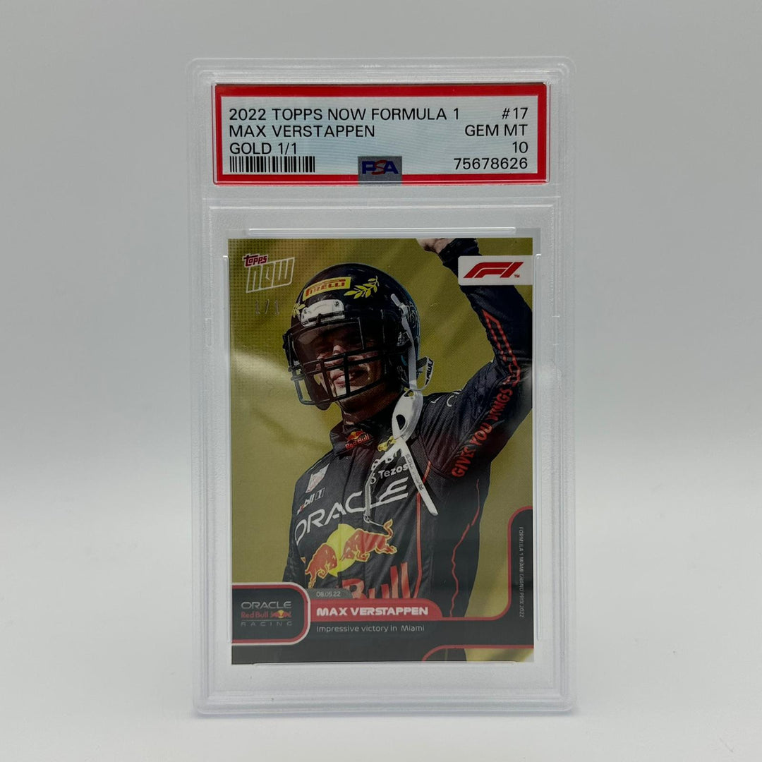 PSA 10 - 1/1 Max Verstappen - Impressive victory in Miami #17 - Gold
