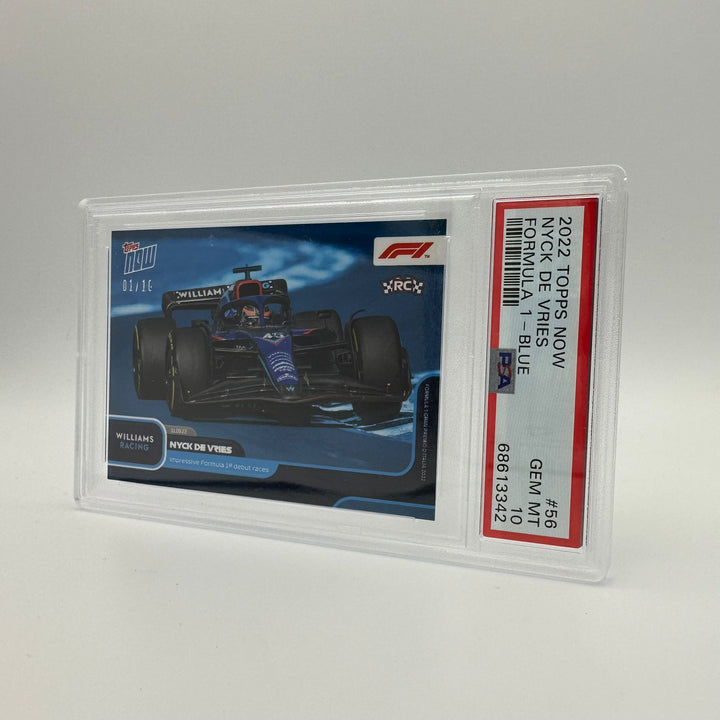 PSA 10 - 1/10 - Nyck de Vries - Impressive Formula 1 Debut #056 - Blue
