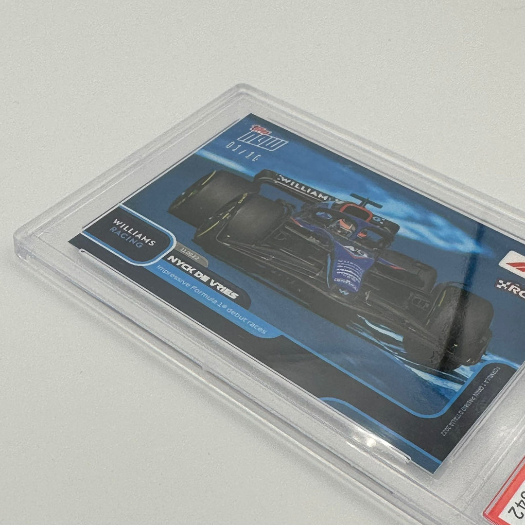 PSA 10 - 1/10 - Nyck de Vries - Impressive Formula 1 Debut #056 - Blue