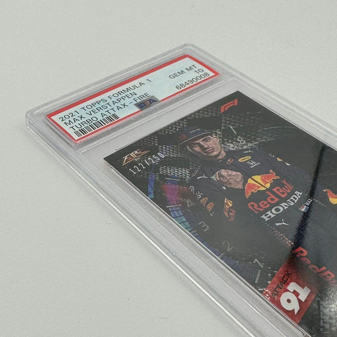 PSA 10 - /250 Max Verstappen - Fire Cards