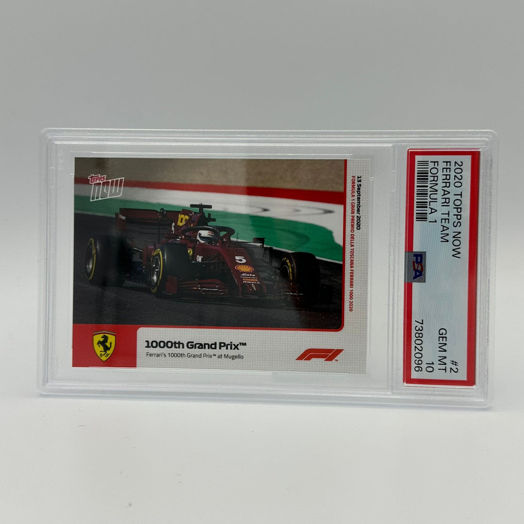 PSA 10 - 1000th Grand Prix Ferrari #2