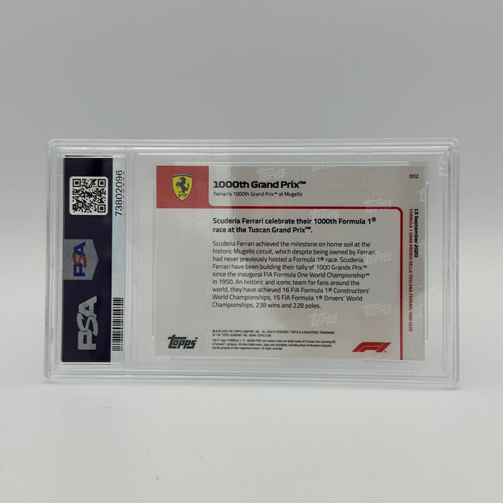 PSA 10 - 1000th Grand Prix Ferrari #2
