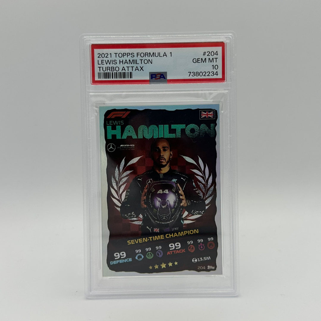 PSA 10 - Lewis Hamilton #204 - POP 10