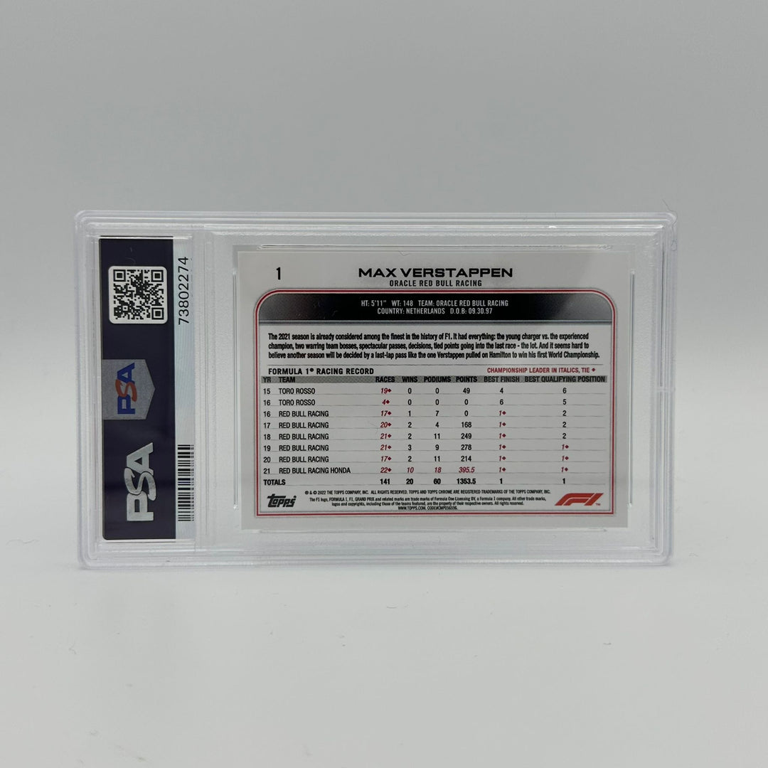 PSA 10 -  Max Verstappen #1 - SSP - Image Variation