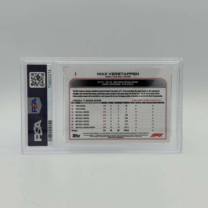 PSA 10 -  Max Verstappen #1 - SSP - Image Variation