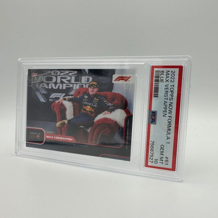 PSA 10 - 04/10 Max Verstappen - 2022 F1 Drivers' World Champion #61 - POP1!