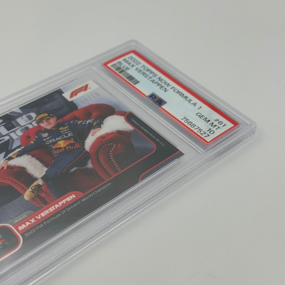 PSA 10 - 04/10 Max Verstappen - 2022 F1 Drivers' World Champion #61 - POP1!