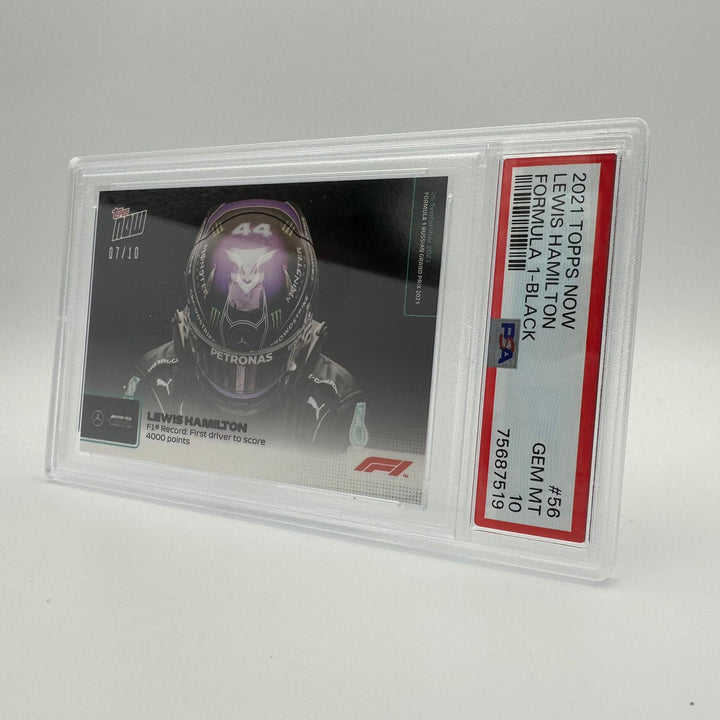 PSA 10 - 7/10 Lewis Hamilton #56 - First Driver To Score 4000 Points - Black