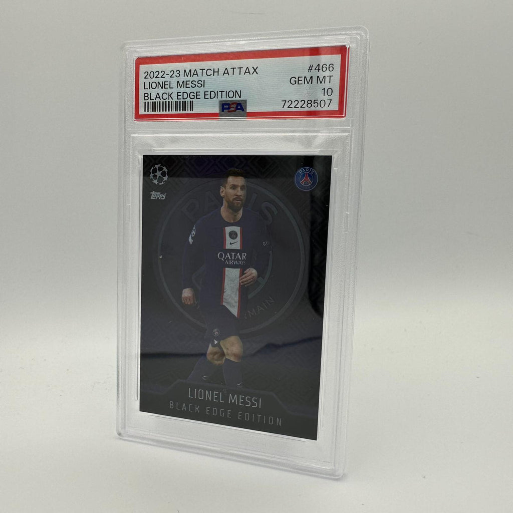 PSA 10 - Lionel Messi #466 - Black Edge Edition – Authenticsgg