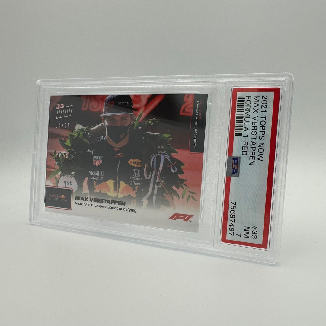 PSA 7 - 04/10 Max Verstappen #33 - Victory First Ever Sprint Qualifying - Red