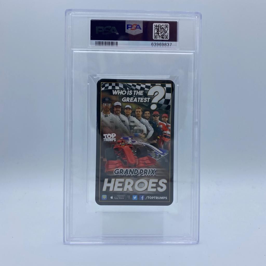 PSA 8 - MAX VERSTAPPEN -  0 WINS - TOP TRUMPS - 2016 GRAND PRIX HEROES