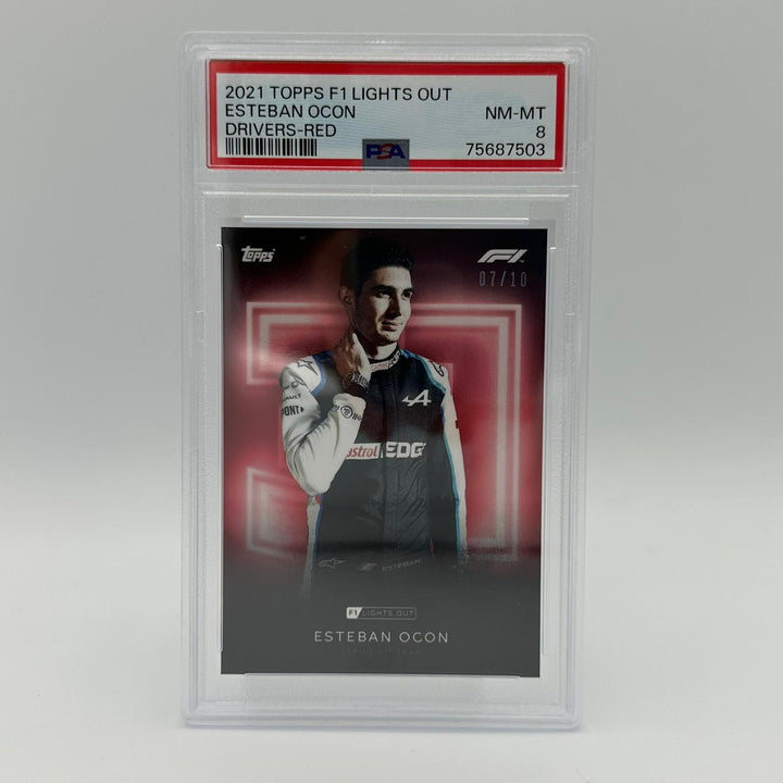 PSA 8 - 07/10 Esteban Ocon - Drivers - Red Parallel