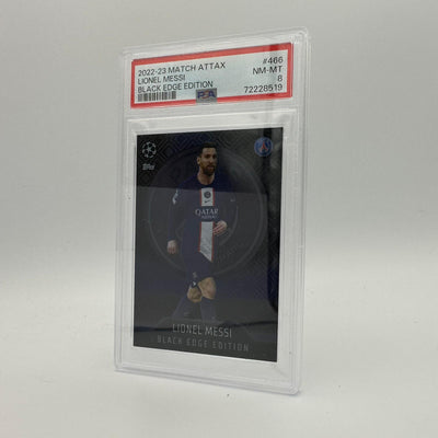 PSA 8 - Lionel Messi #466 - Black Edge Edition