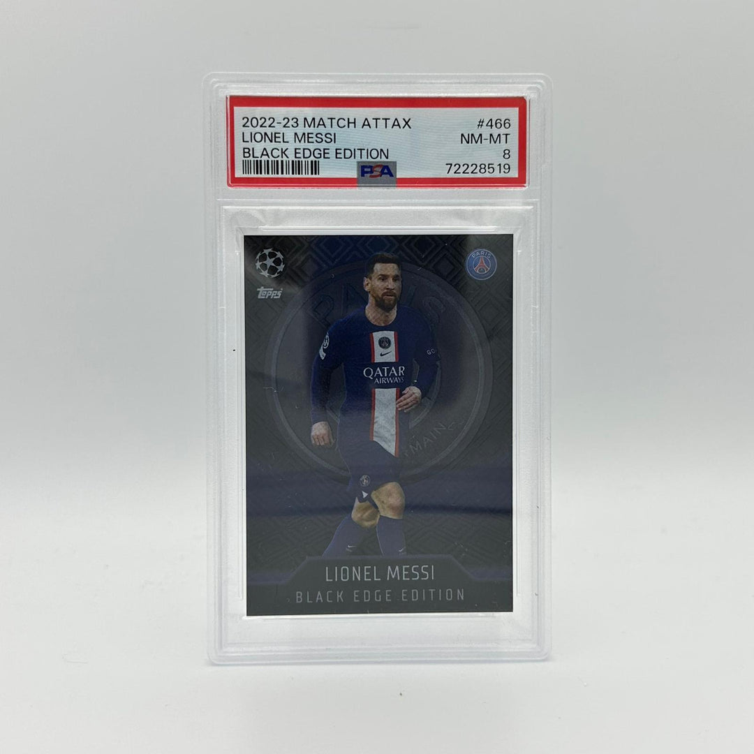 PSA 8 - Lionel Messi #466 - Black Edge Edition