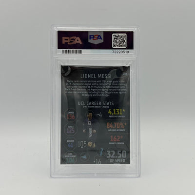 PSA 8 - Lionel Messi #466 - Black Edge Edition