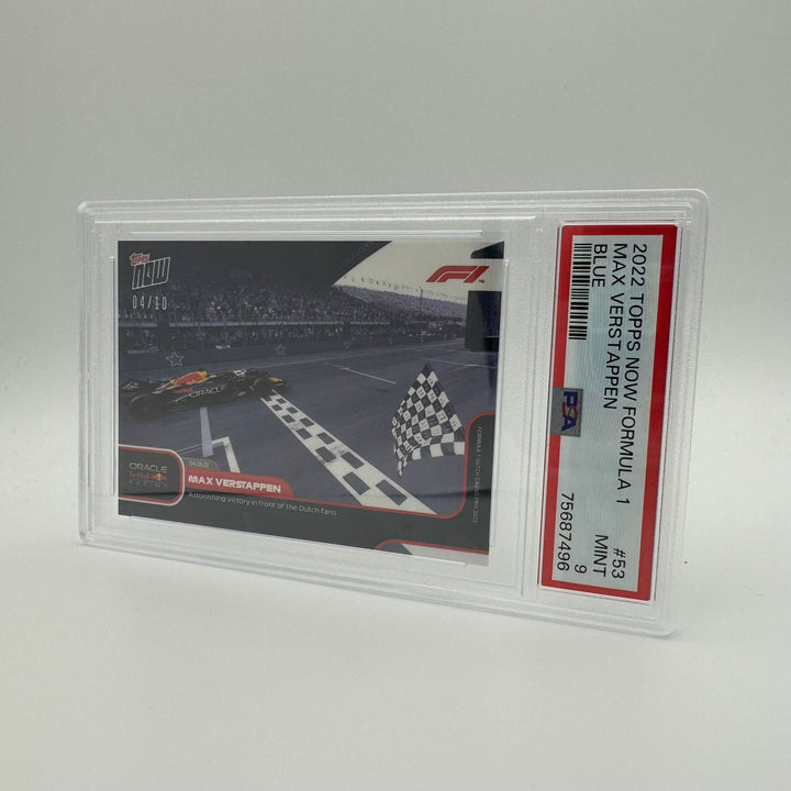 PSA 9 - 04/10 Max Verstappen - Astonishing finish in front of the Dutch Fans #053 - Blue