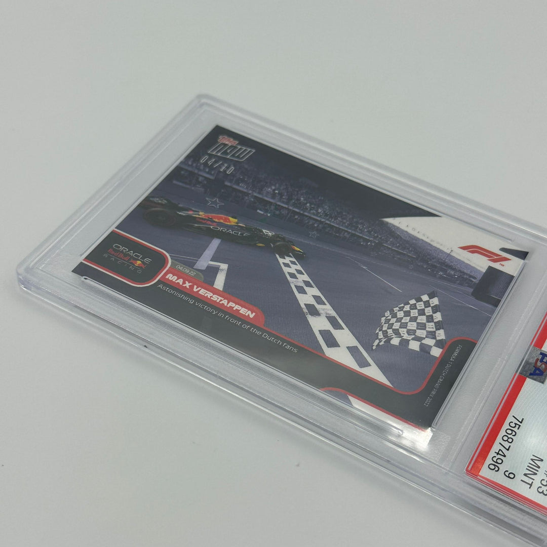 PSA 9 - 04/10 Max Verstappen - Astonishing finish in front of the Dutch Fans #053 - Blue