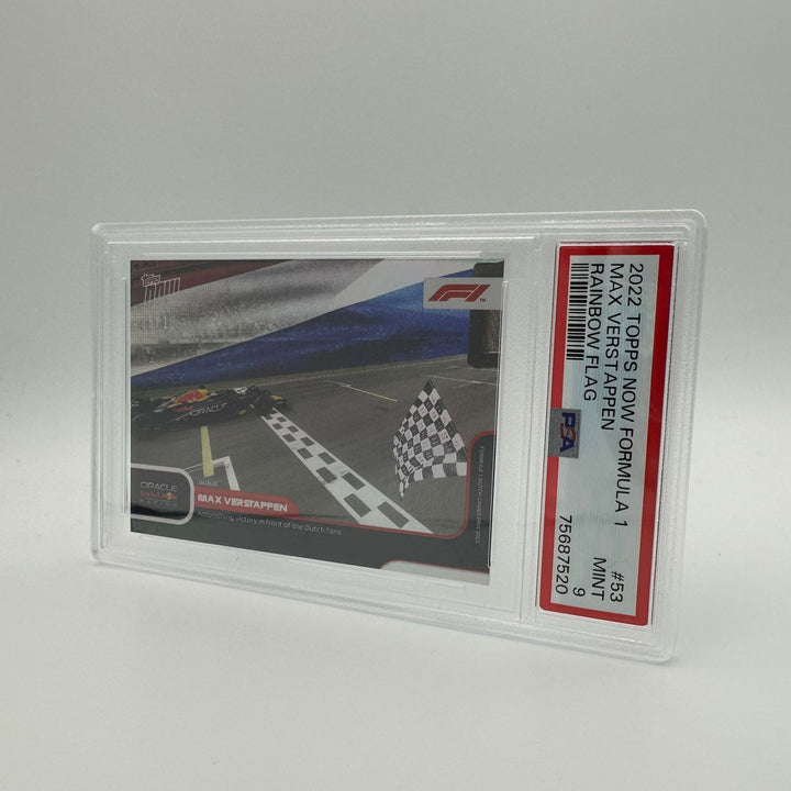 PSA 9 - 05/10 Max Verstappen - Astonishing victory in front of the Dutch fans #53 - Rainbow Foil