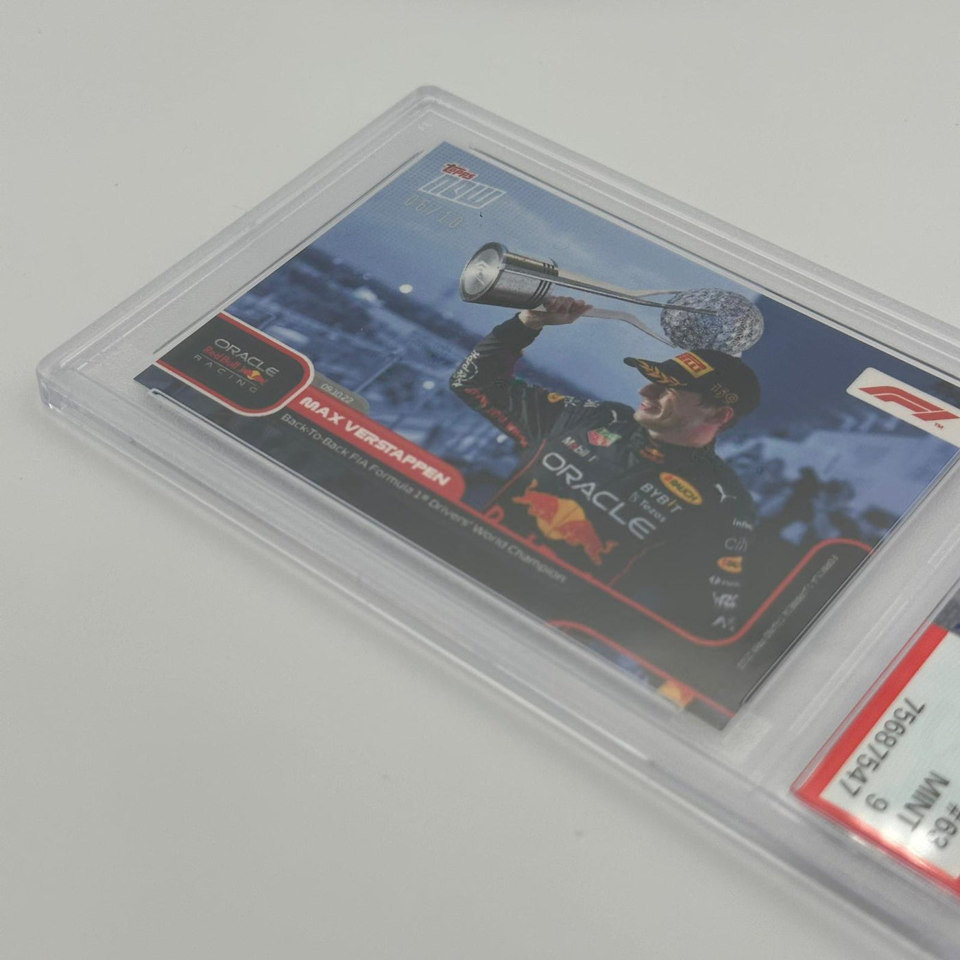PSA 9 - 06/10 Max Verstappen - Back-to-back drivers world champion #63