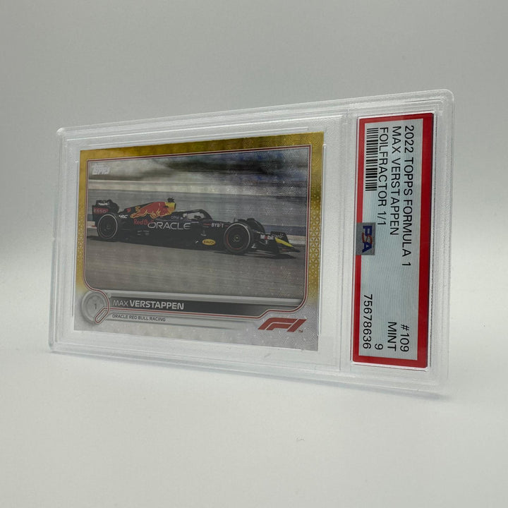 PSA 9 - 1/1 Max Verstappen #109 - Foilfractor