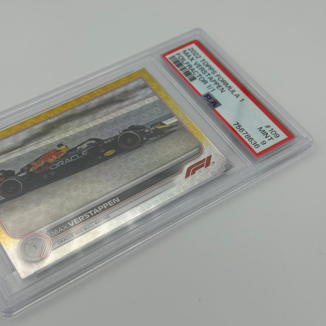 PSA 9 - 1/1 Max Verstappen #109 - Foilfractor