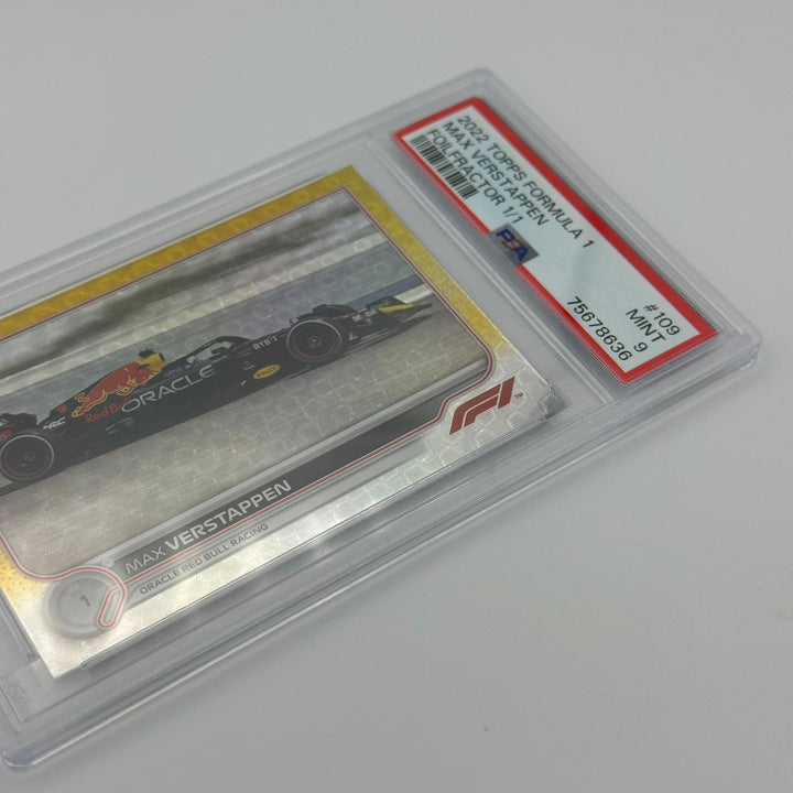PSA 9 - 1/1 Max Verstappen #109 - Foilfractor