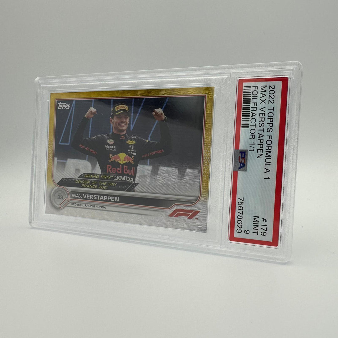 PSA 9 - 1/1 Max Verstappen - Driver Of The Day #179 - Foilfractor