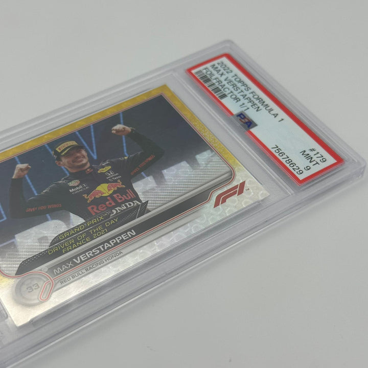 PSA 9 - 1/1 Max Verstappen - Driver Of The Day #179 - Foilfractor