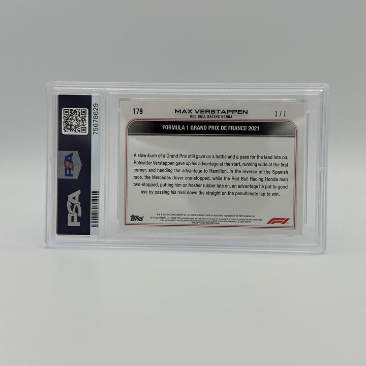 PSA 9 - 1/1 Max Verstappen - Driver Of The Day #179 - Foilfractor