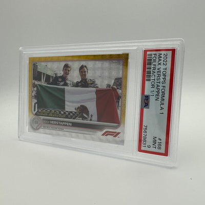 PSA 9 - 1/1 Max Verstappen - Grand Prix Winners #168 - Foilfractor