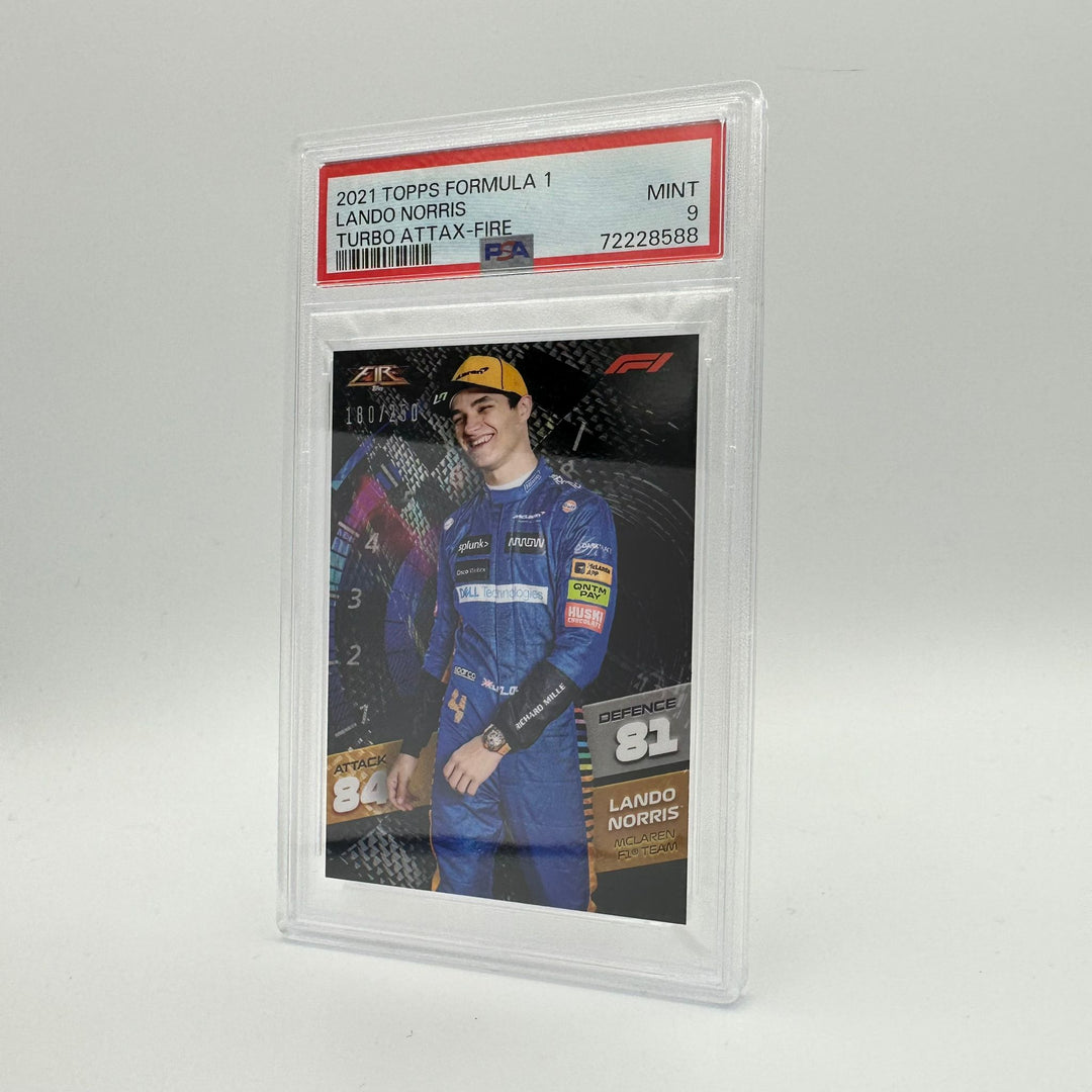 PSA 9 - 180/250 Lando Norris - Fire Card