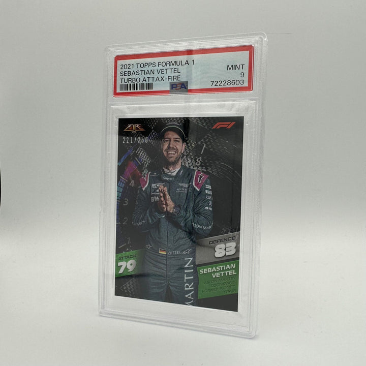 PSA 9 - /250 Sebastian Vettel - Fire Card