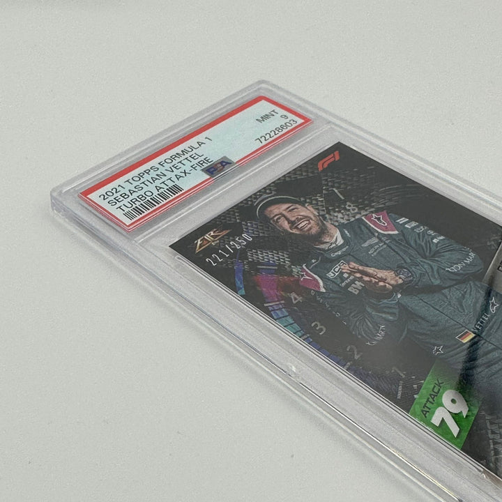 PSA 9 - /250 Sebastian Vettel - Fire Card