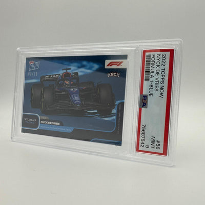 PSA 9 - 3/10 - Nyck de Vries - Impressive Formula 1 Debut #056 - Blue