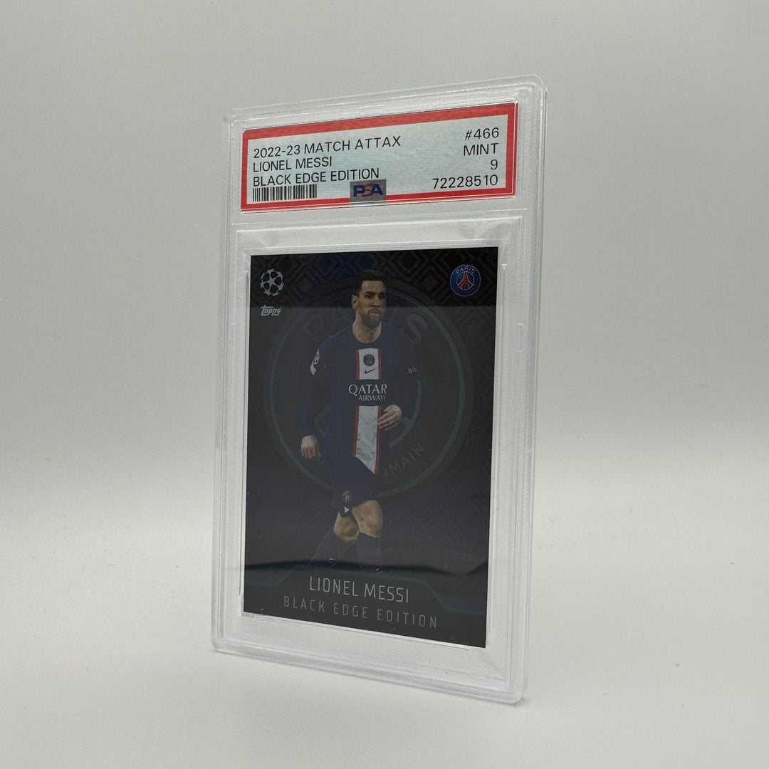 2022 PANINI INSTANT FIFA WORLD CUP QATAR #118 LIONEL MESSI PSA 9 AUTO  AUTHENTIC