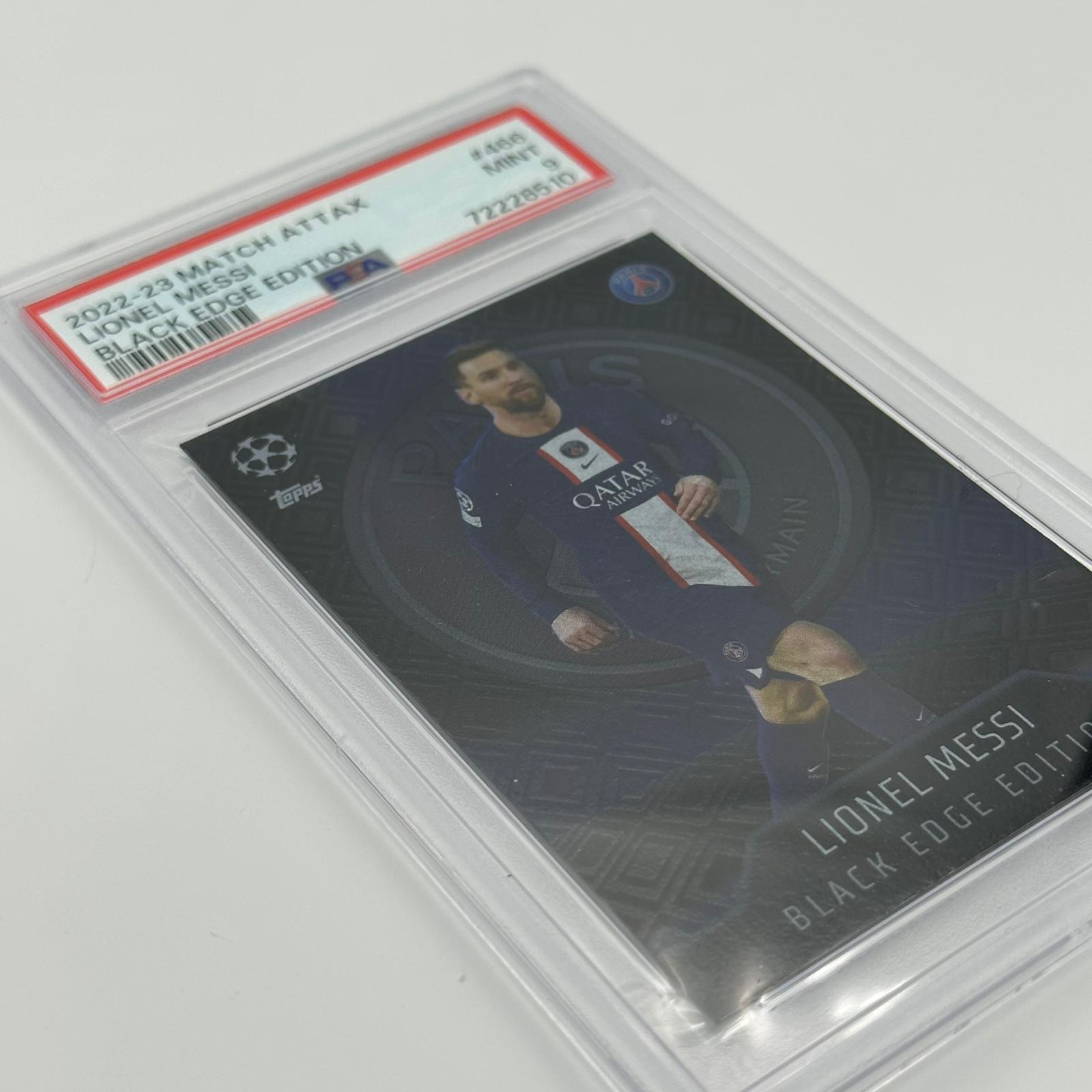 PSA 9 - Lionel Messi #466 - Black Edge Edition – Authenticsgg
