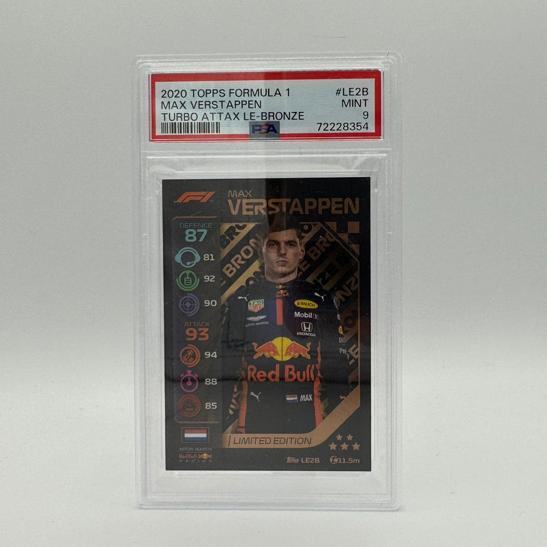 PSA 9 - Max Verstappen #LE2B - Limited Edition - Bronze