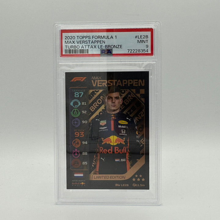 PSA 9 - Max Verstappen #LE2B - Limited Edition - Bronze