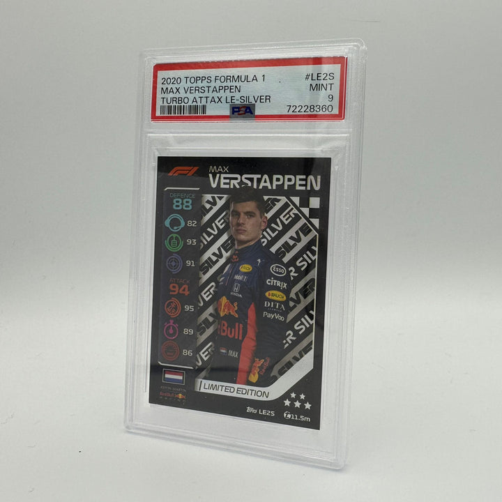 PSA 9 - Max Verstappen #LE2S - Limited Edition - Silver