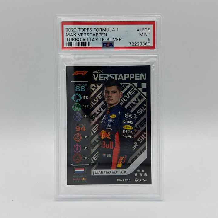 PSA 9 - Max Verstappen #LE2S - Limited Edition - Silver